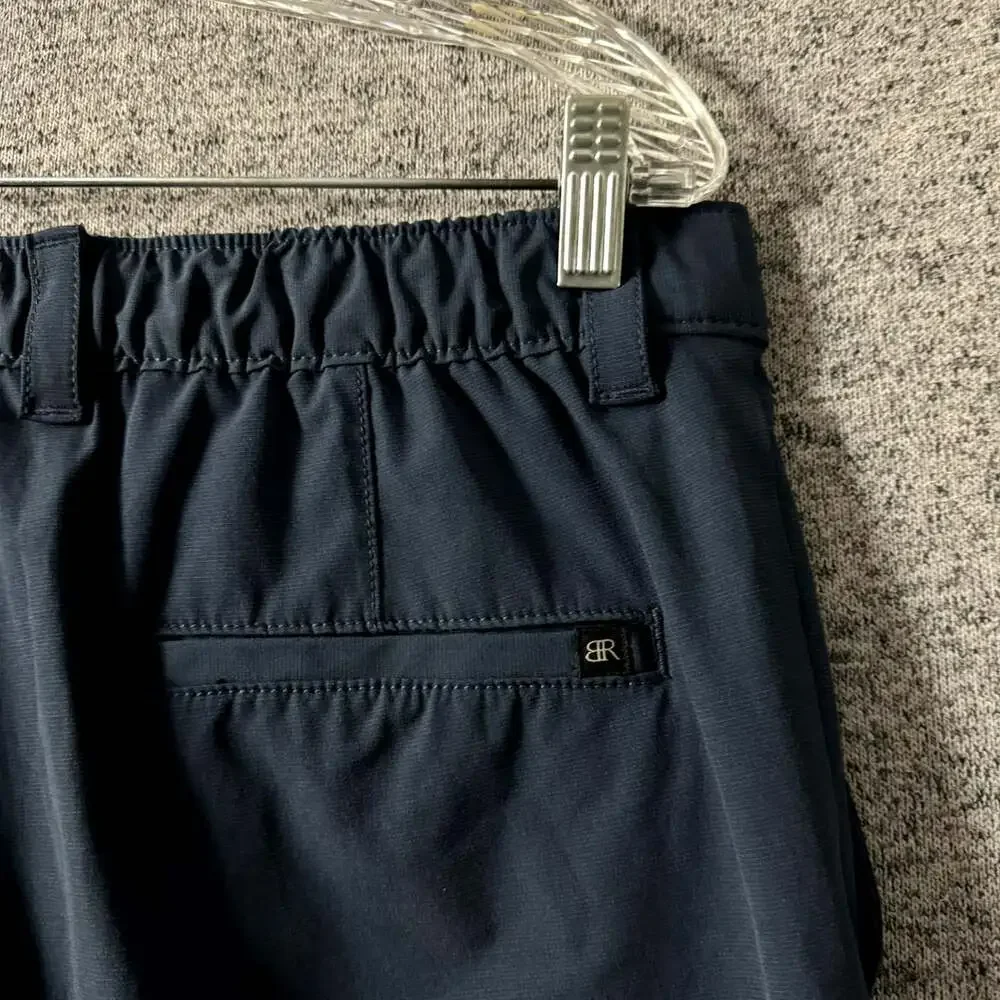 Banana Republic Men's Size 34 Blue Polyester Chino Shorts